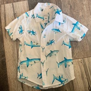 Carters 18 Month Shark Button up